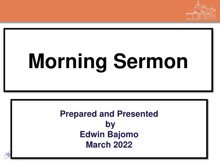 morning sermon