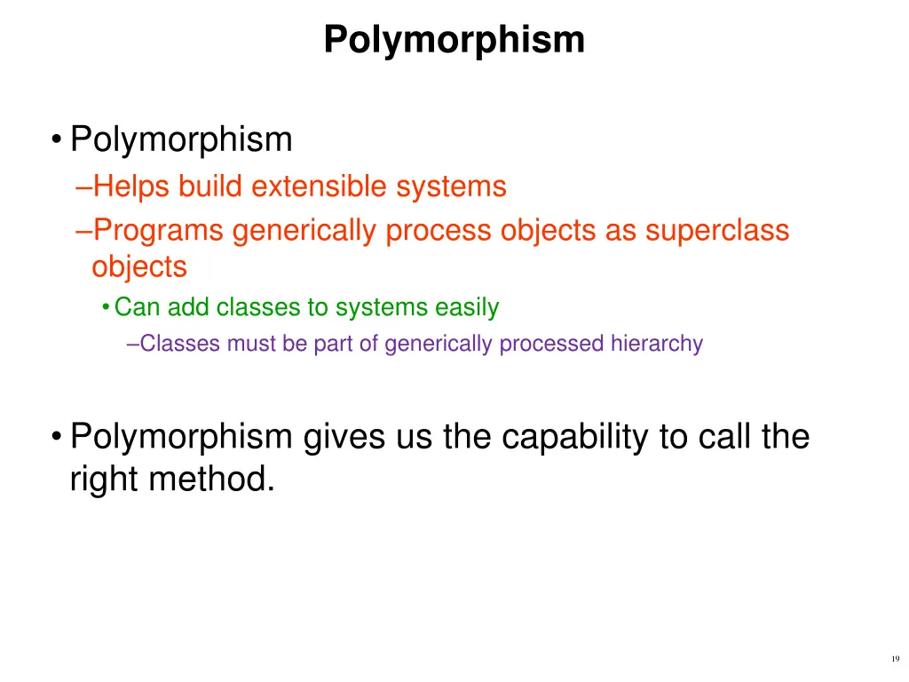 polymorphism