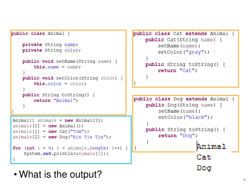 what is the output