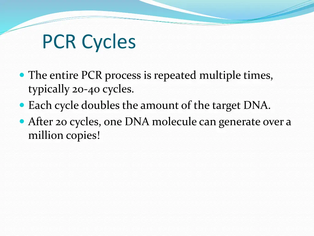 pcr cycles