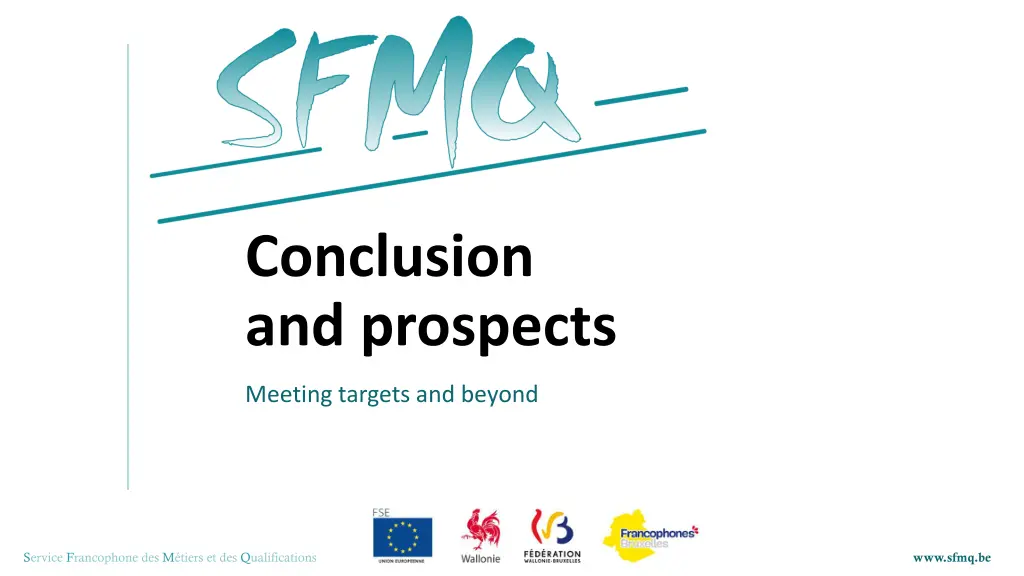 conclusion and prospects