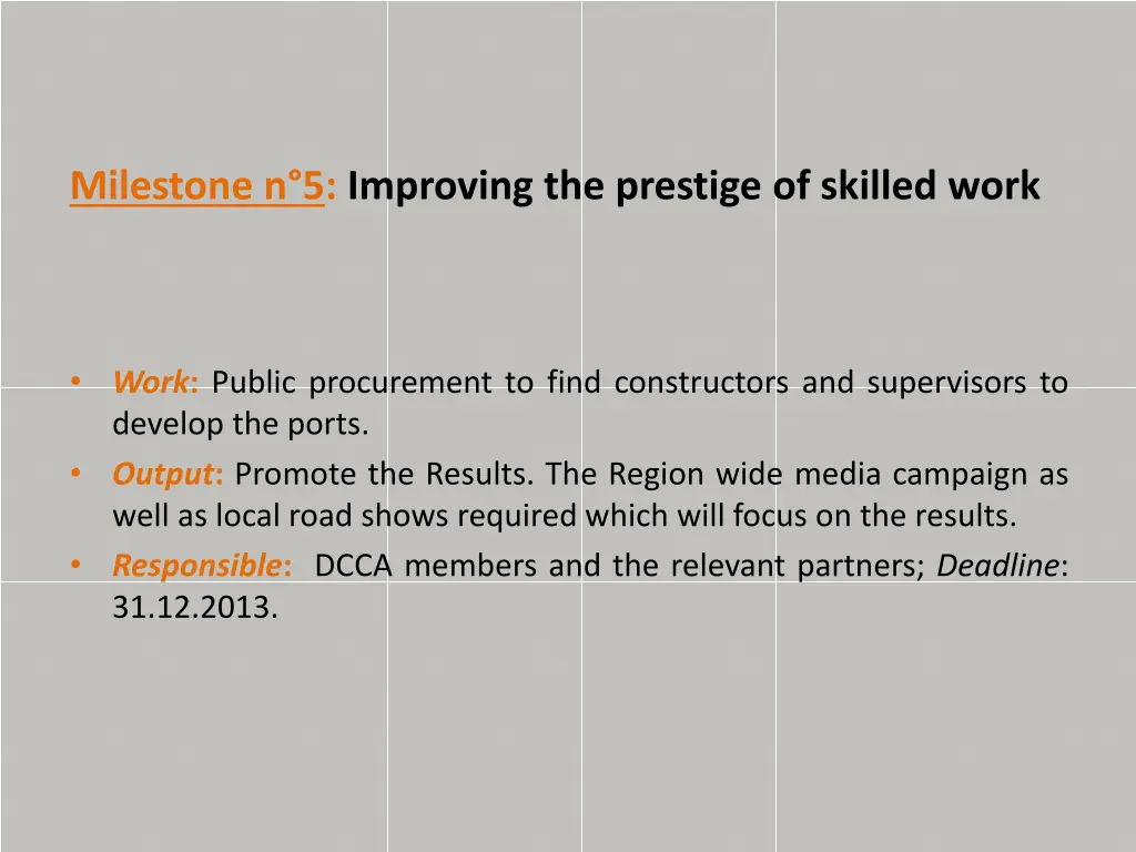 milestone n 5 improving the prestige of skilled
