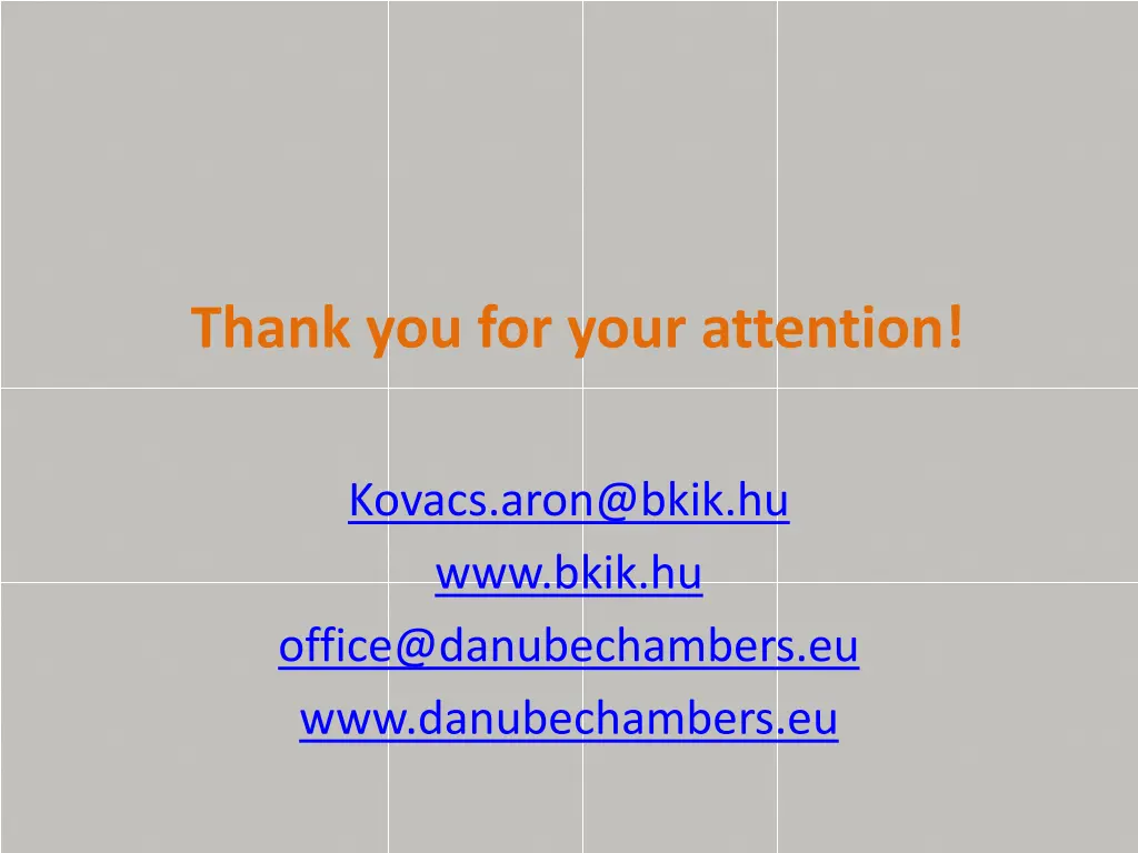 thank you for your attention
