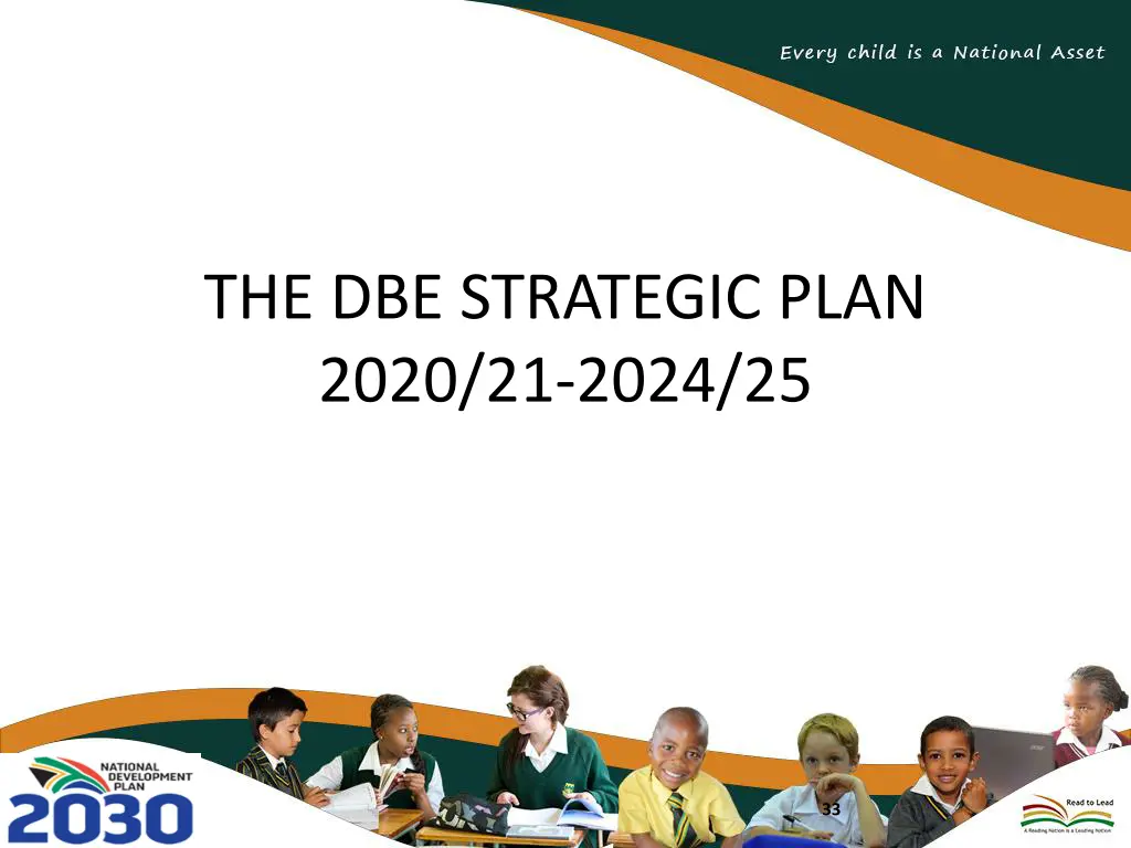 the dbe strategic plan 2020 21 2024 25