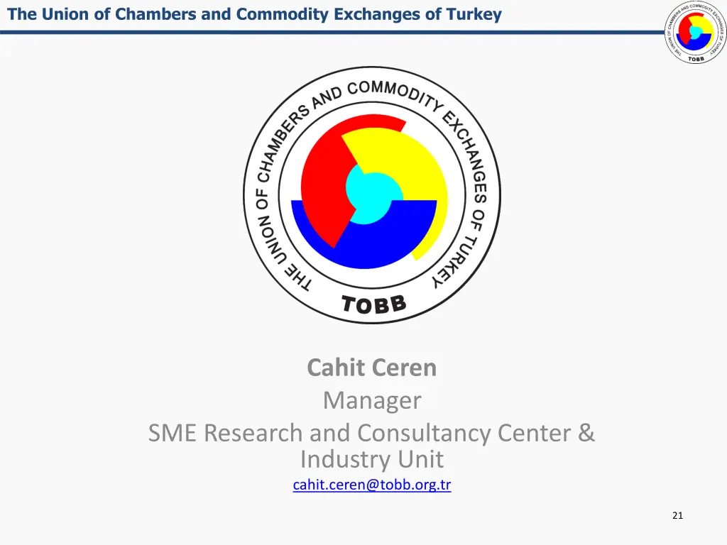 the union of chambers and commodity exchanges 20