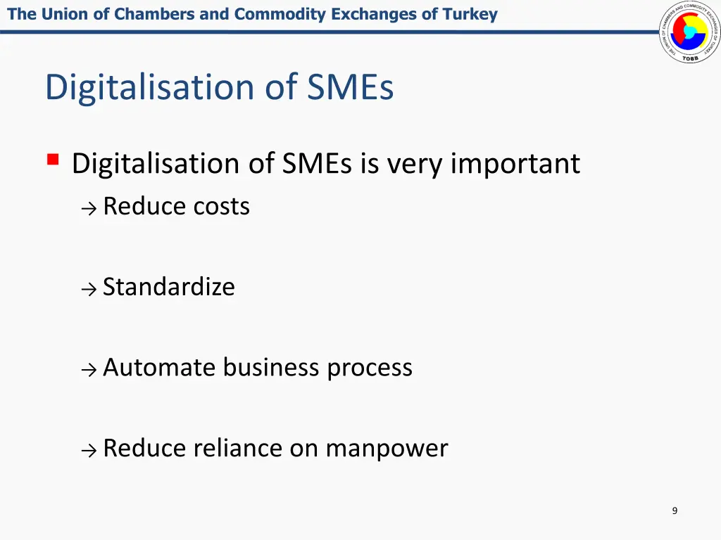 the union of chambers and commodity exchanges 8