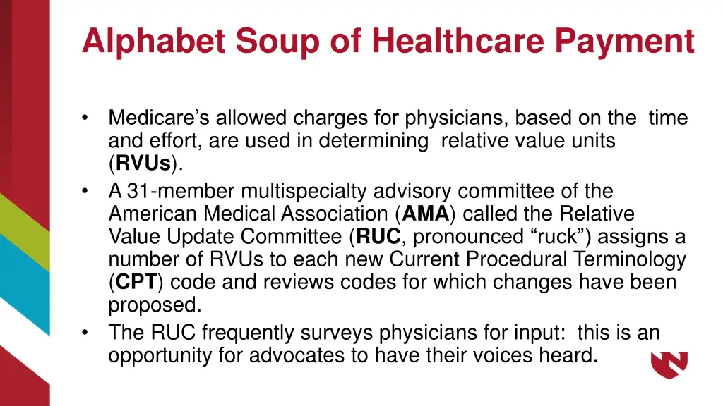 alphabet soup of healthcare payment 2