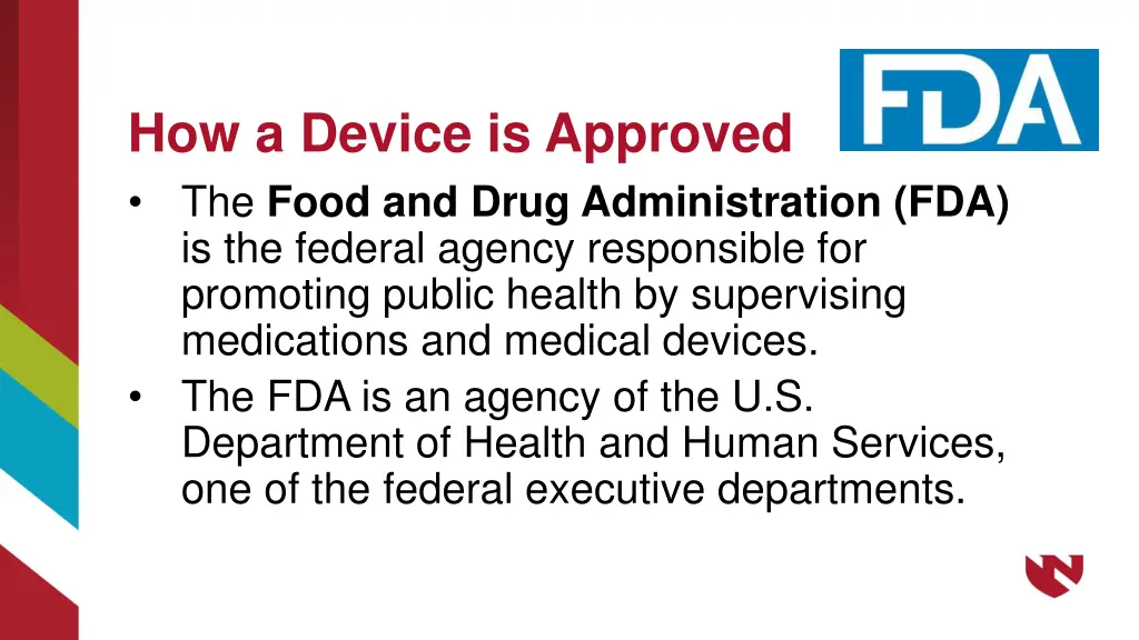 how a device is approved the food and drug