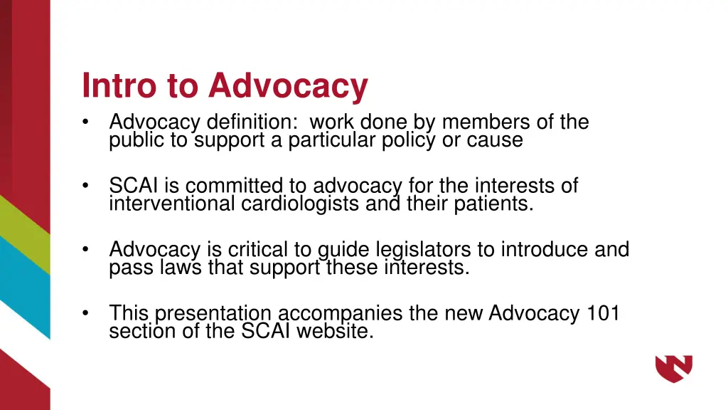 intro to advocacy advocacy definition work done
