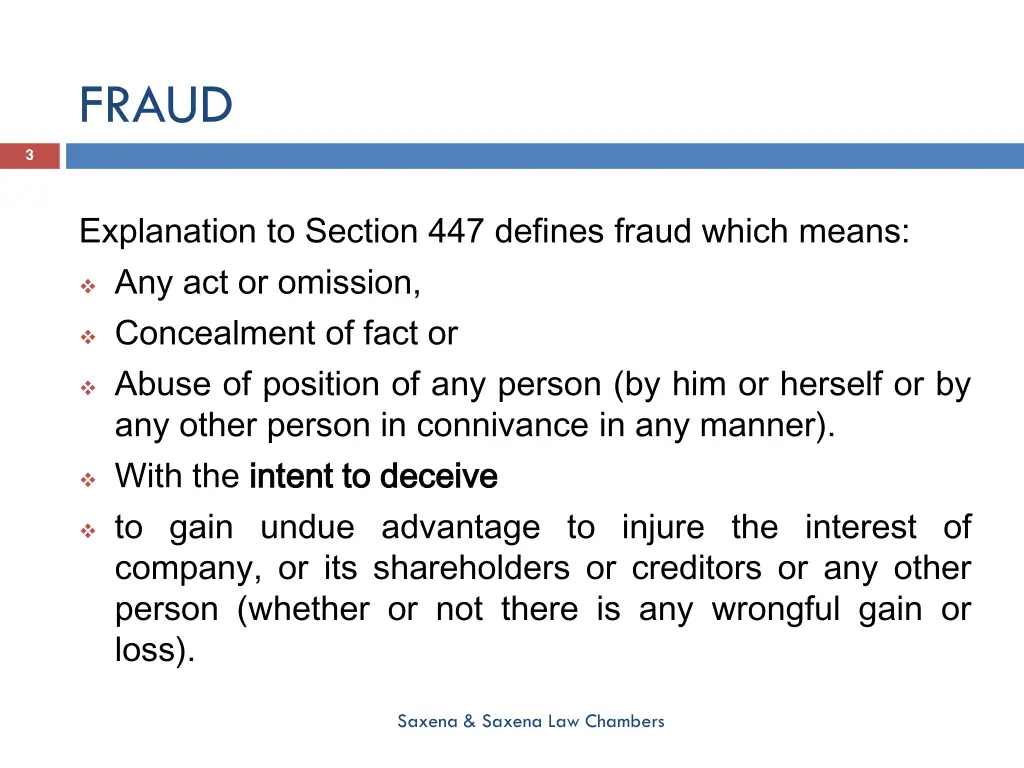 fraud