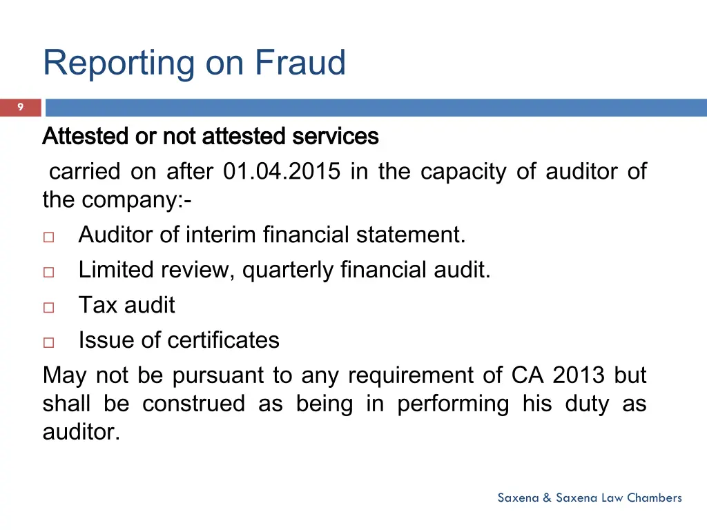 reporting on fraud 2