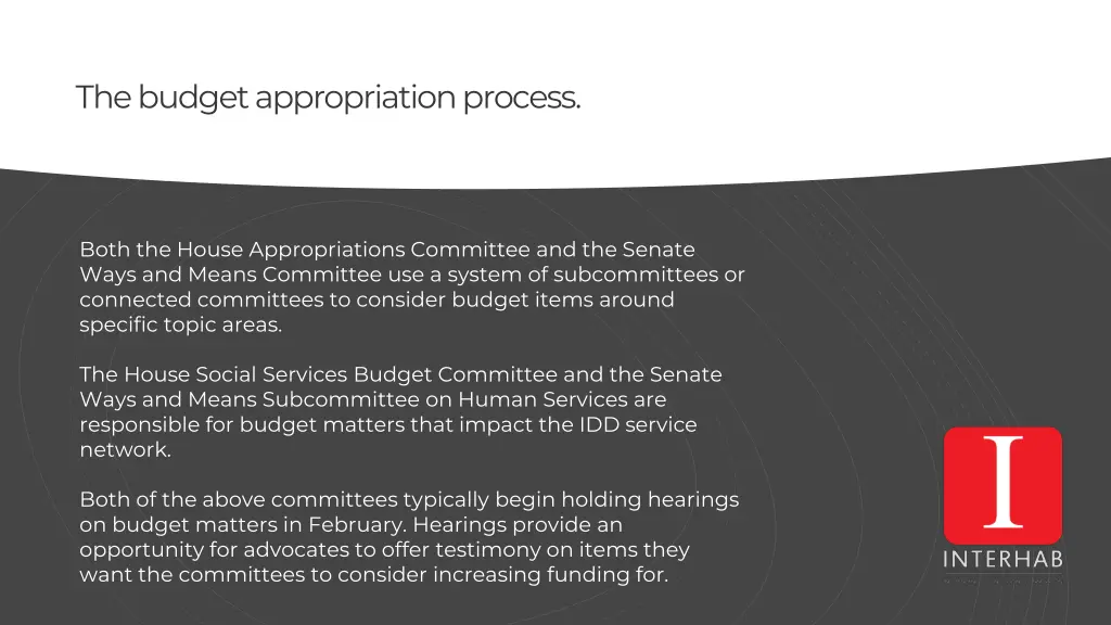 the budget appropriation process 3