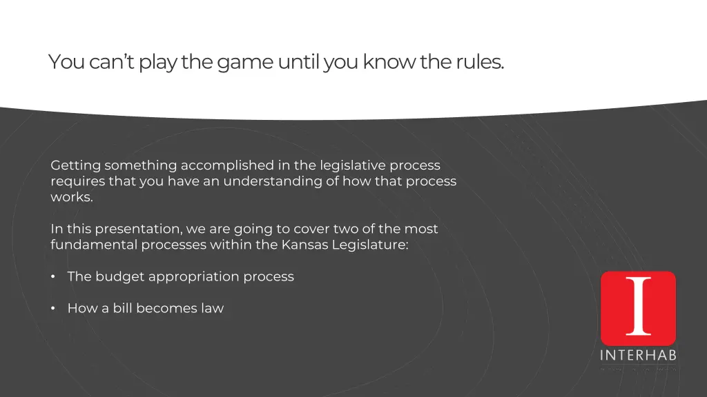 you can t play the game until you know the rules