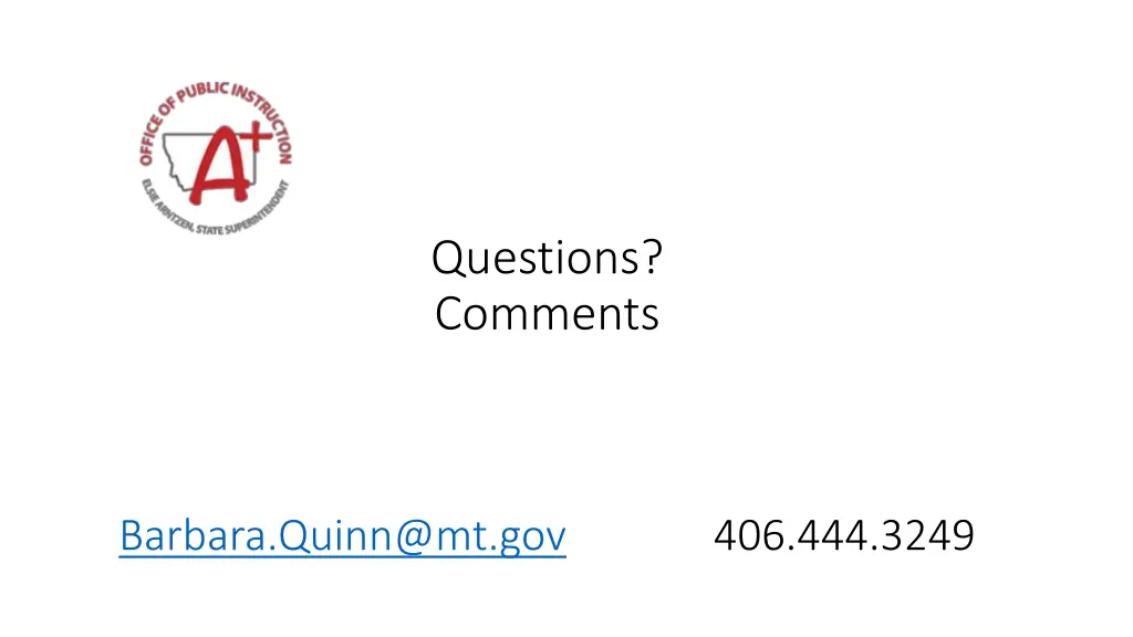 questions comments