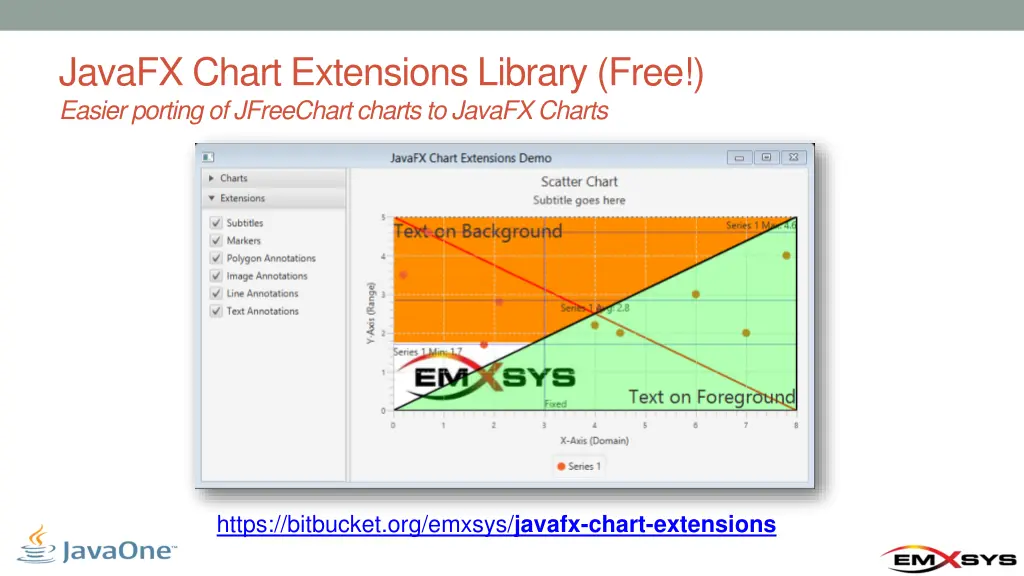 javafx chart extensions library free easier