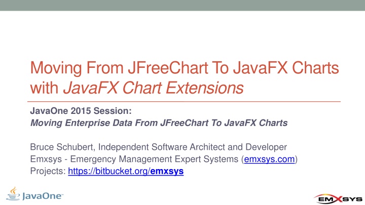 moving from jfreechart to javafx charts with