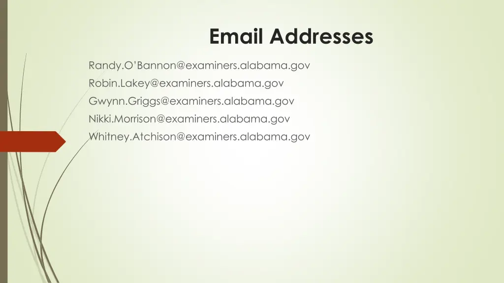 email addresses 1