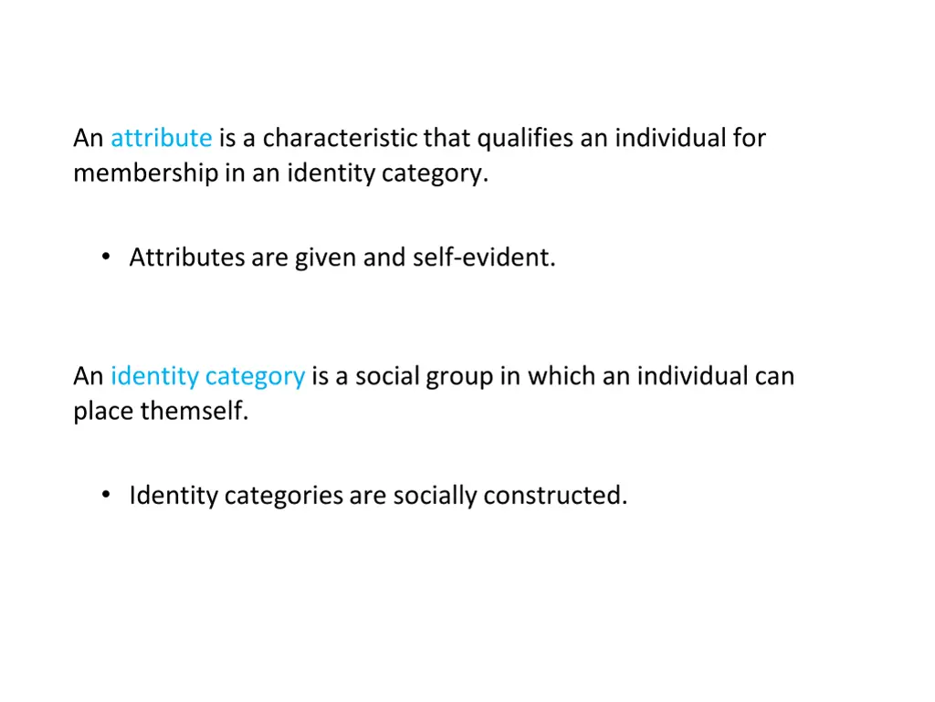 an attribute is a characteristic that qualifies