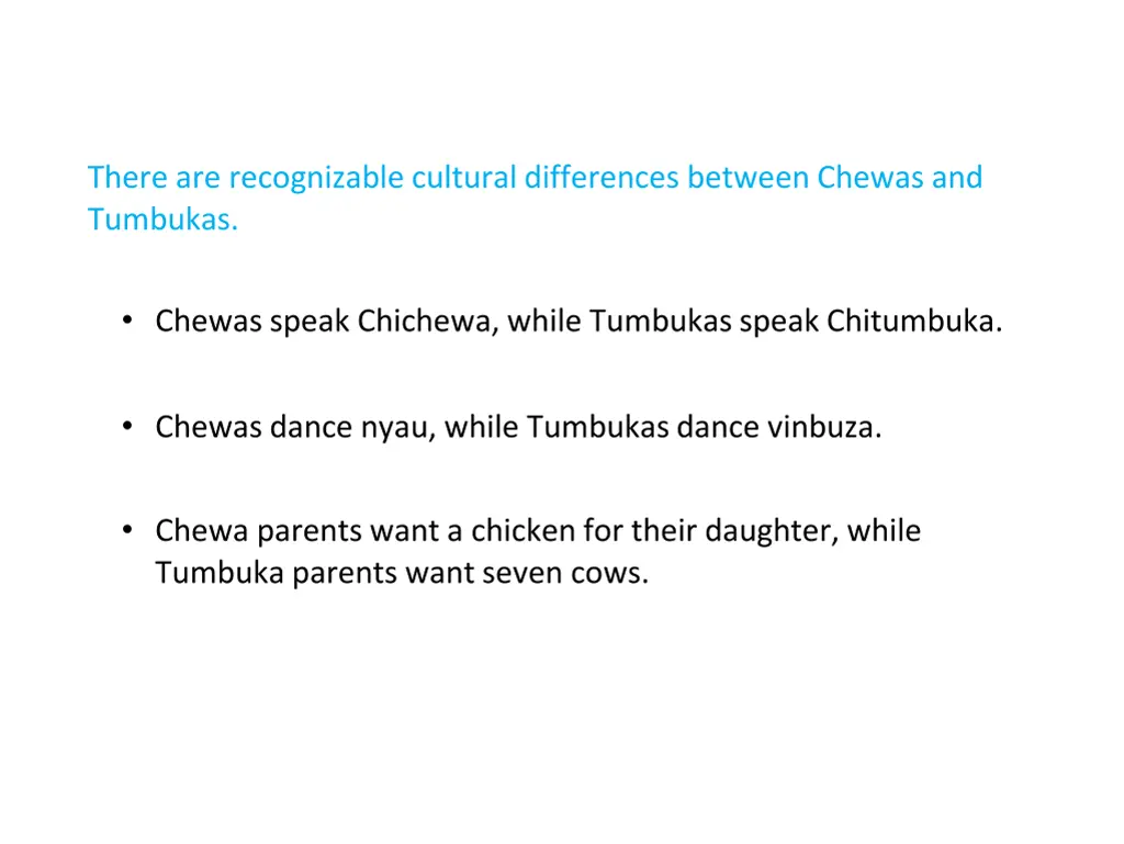 there are recognizable cultural differences