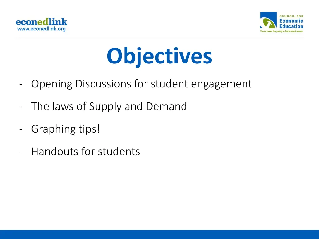 objectives