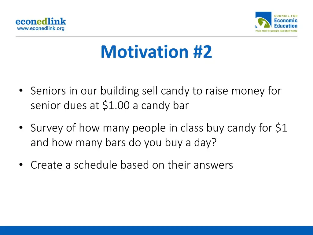 seniors in our building sell candy to raise money