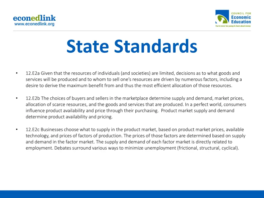 state standards