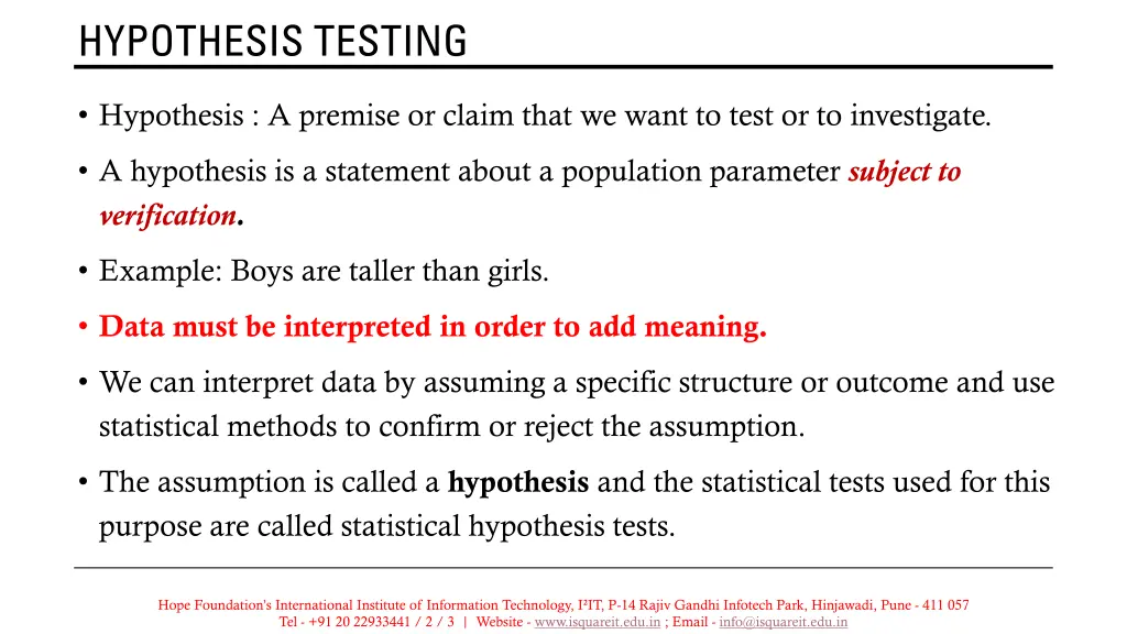 hypothesis testing 1