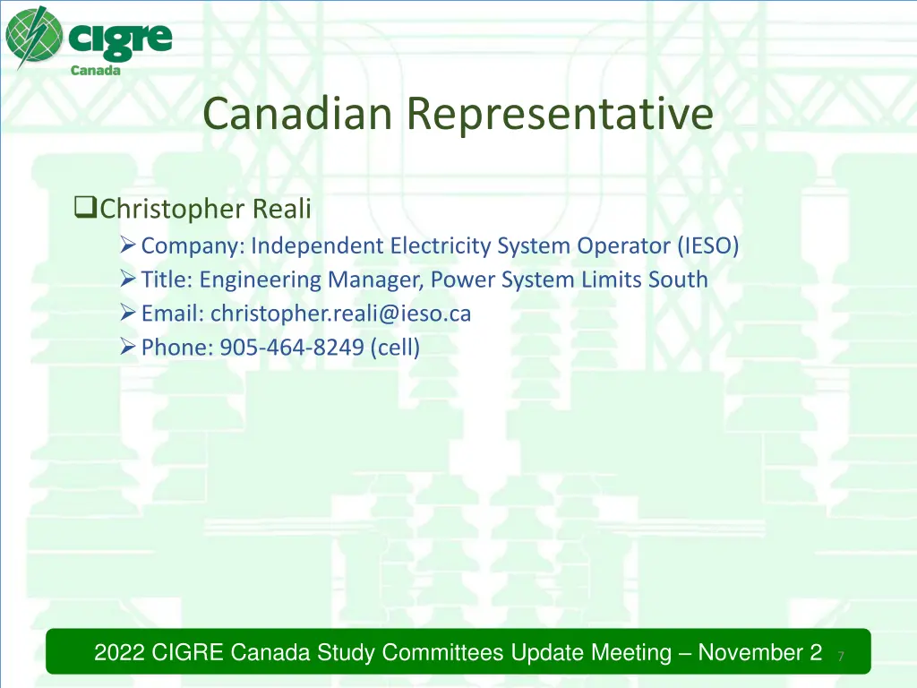 canadian representative