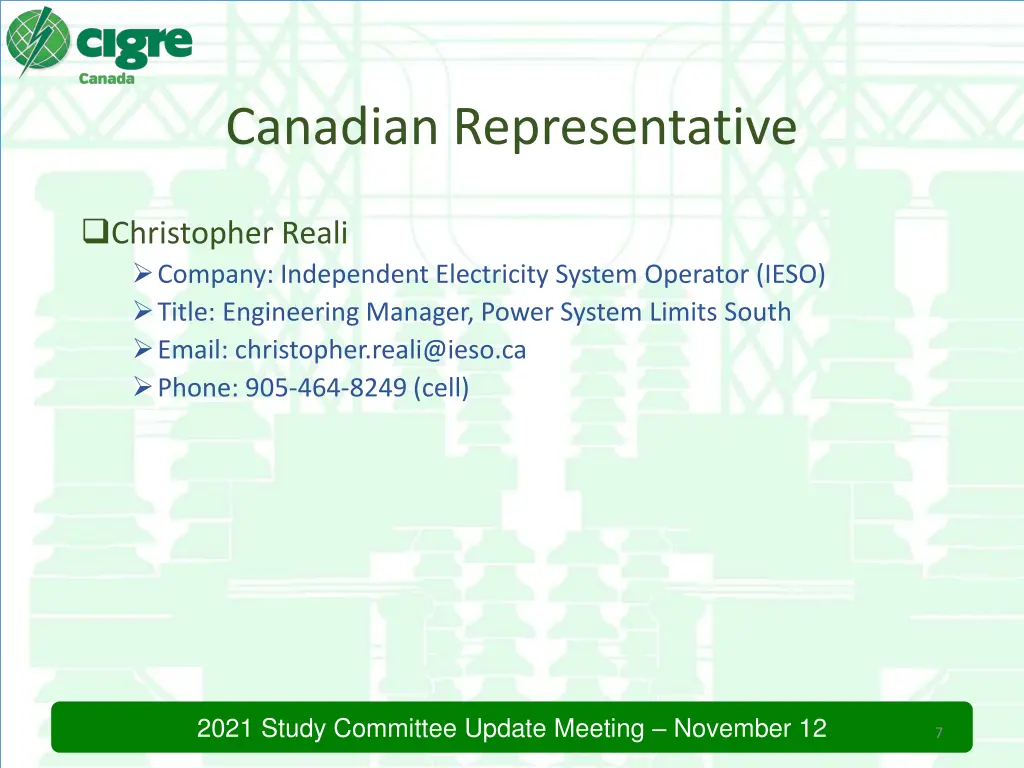canadian representative