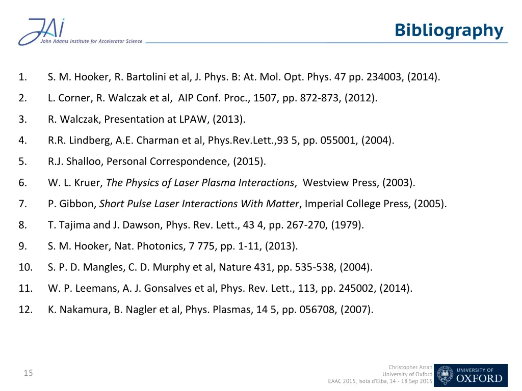 bibliography