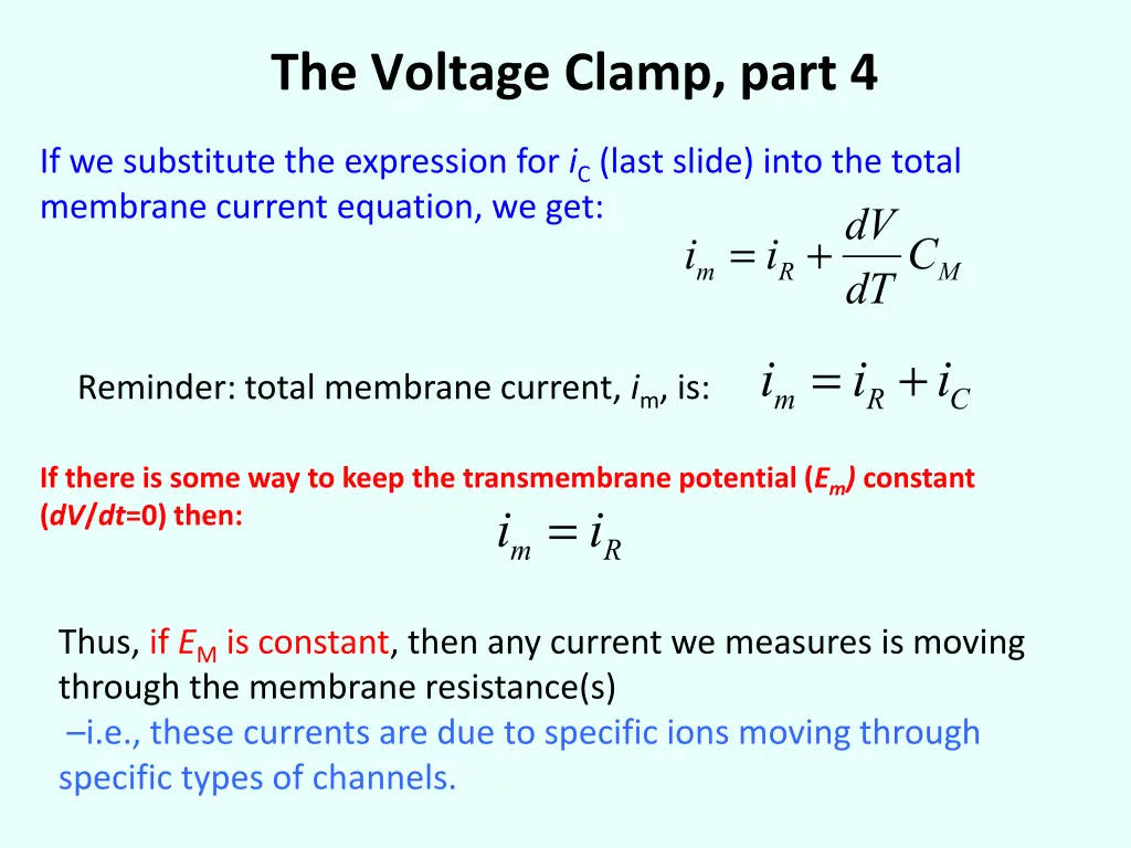 the voltage clamp part 4