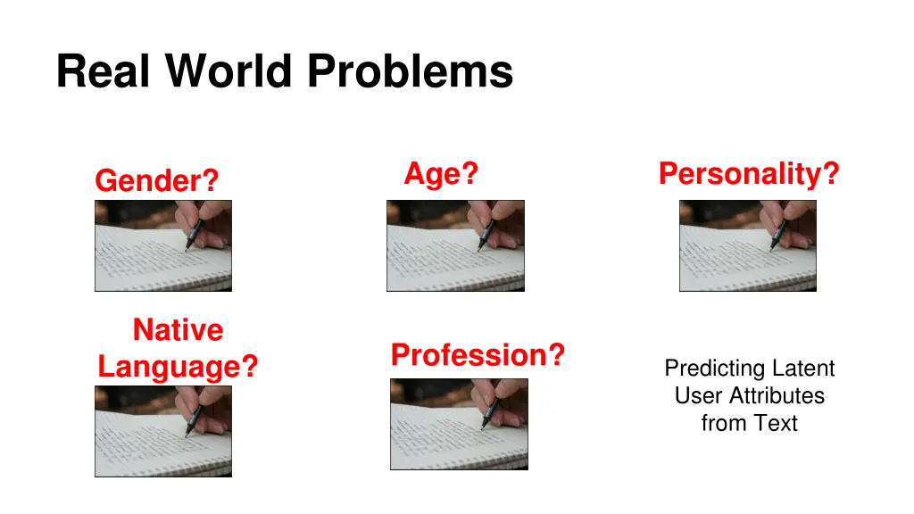 real world problems