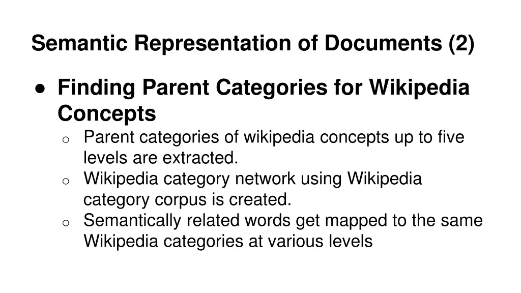 semantic representation of documents 2