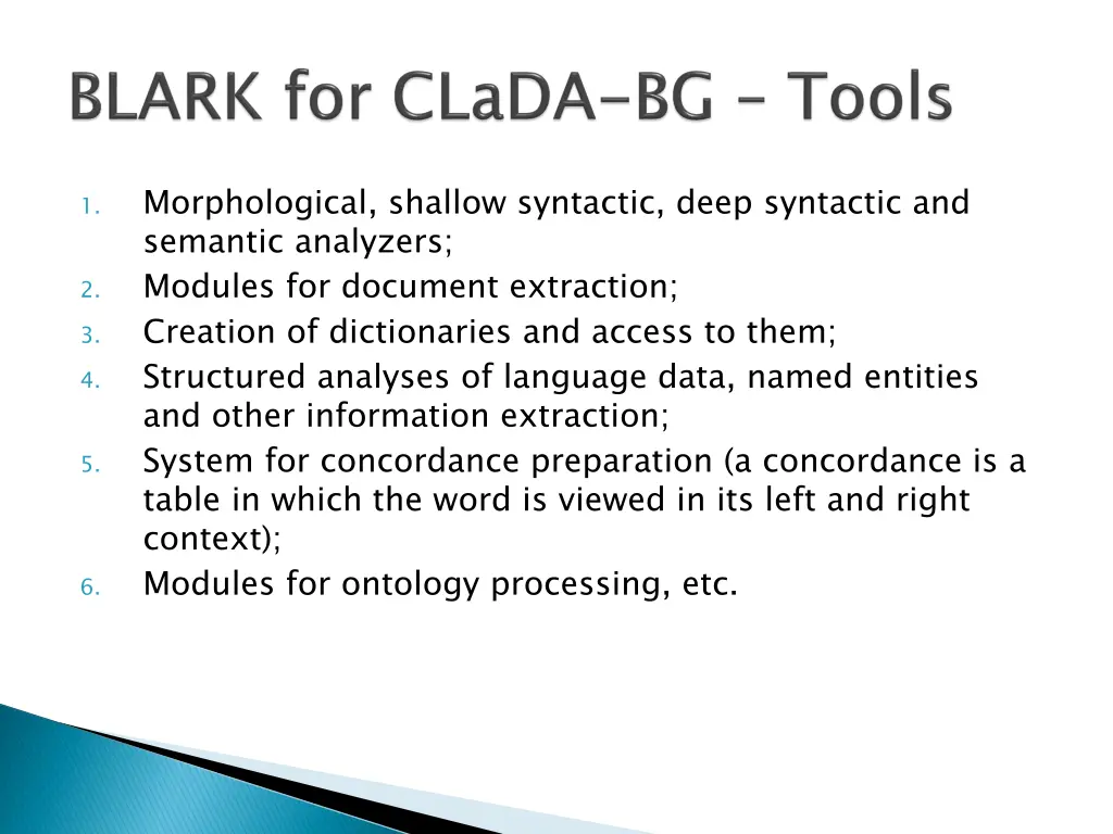 morphological shallow syntactic deep syntactic