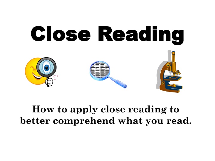 close reading close reading