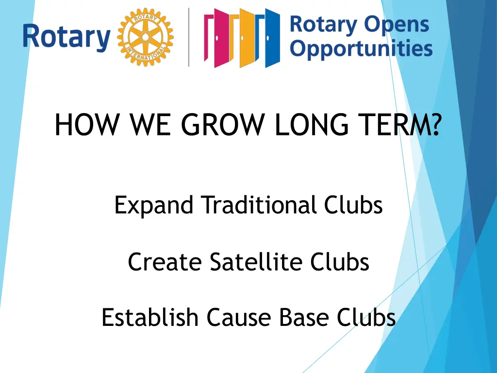 how we grow long term