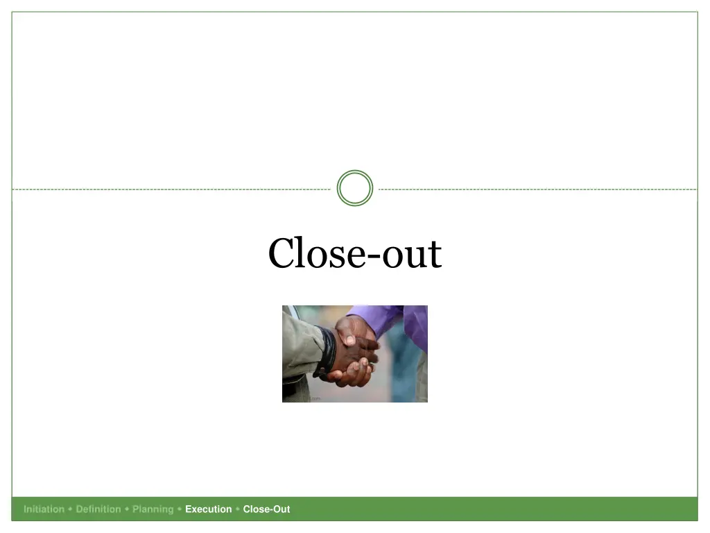 close out
