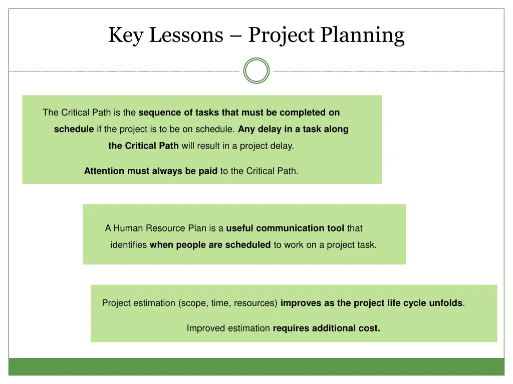 key lessons project planning 1