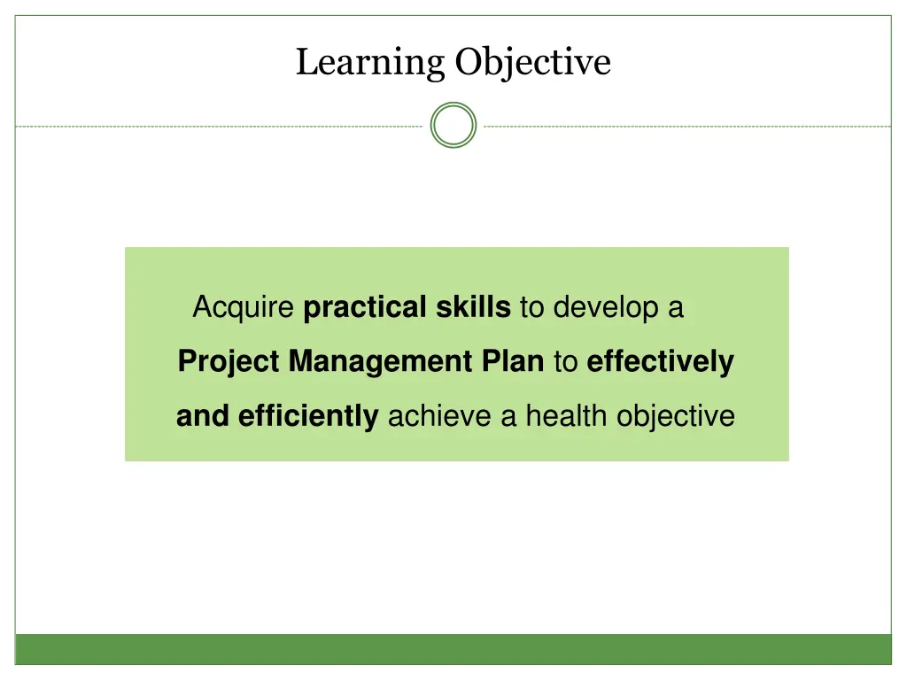 learning objective 1