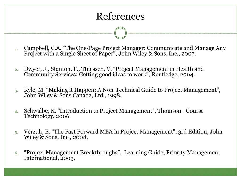 references