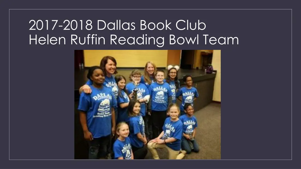 2017 2018 dallas book club helen ruffin reading