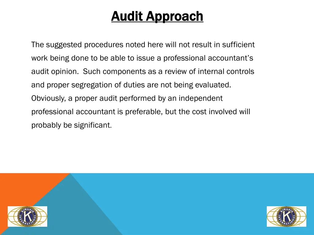 audit approach audit approach