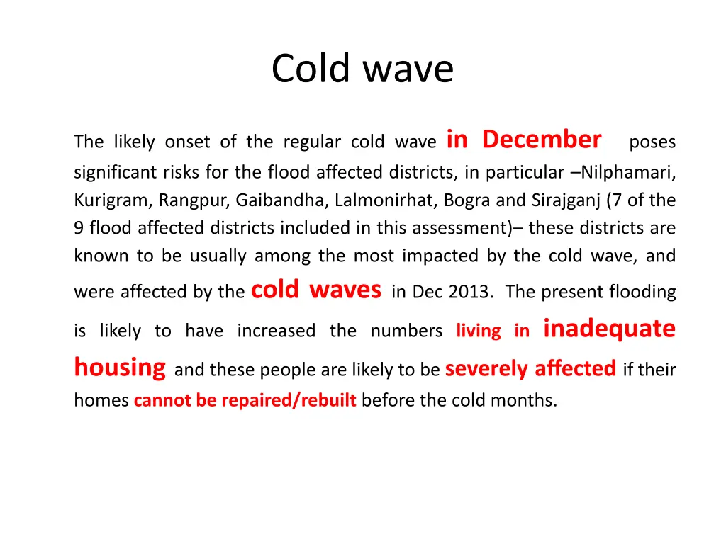 cold wave