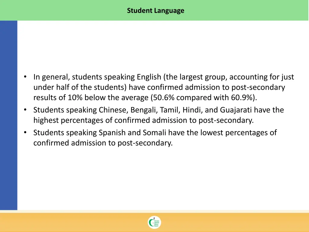 student language