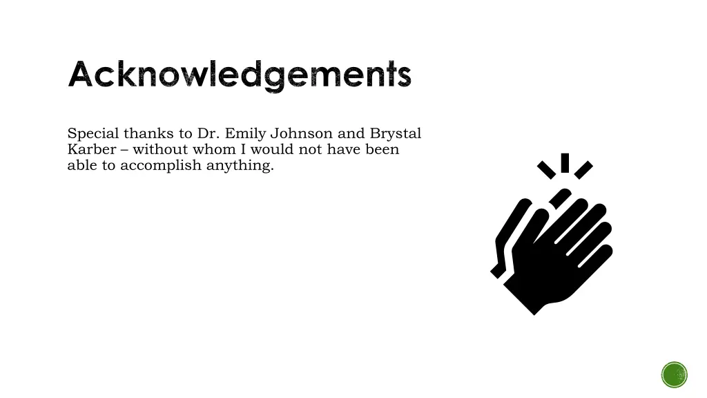acknowledgements