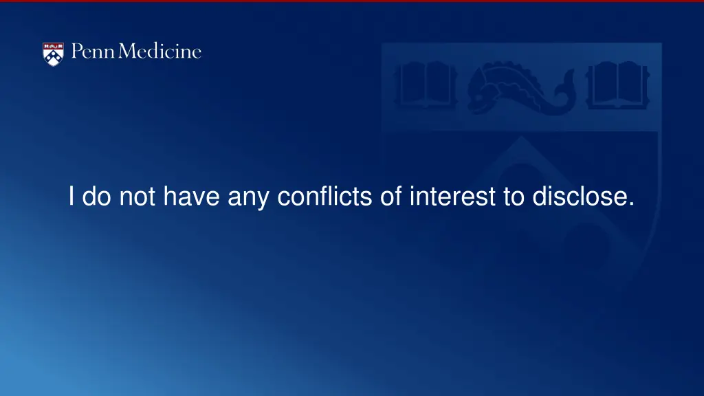 i do not have any conflicts of interest