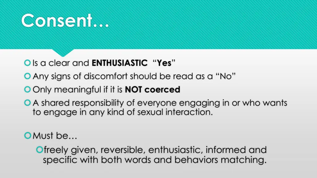 consent