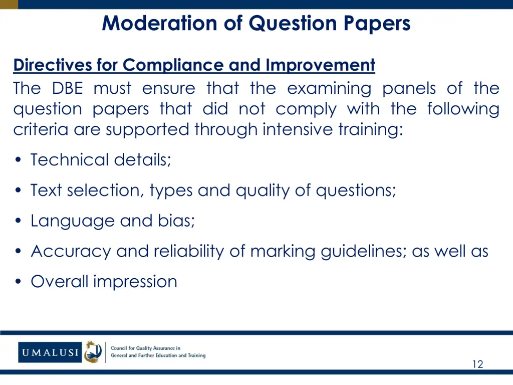 moderation of question papers 1