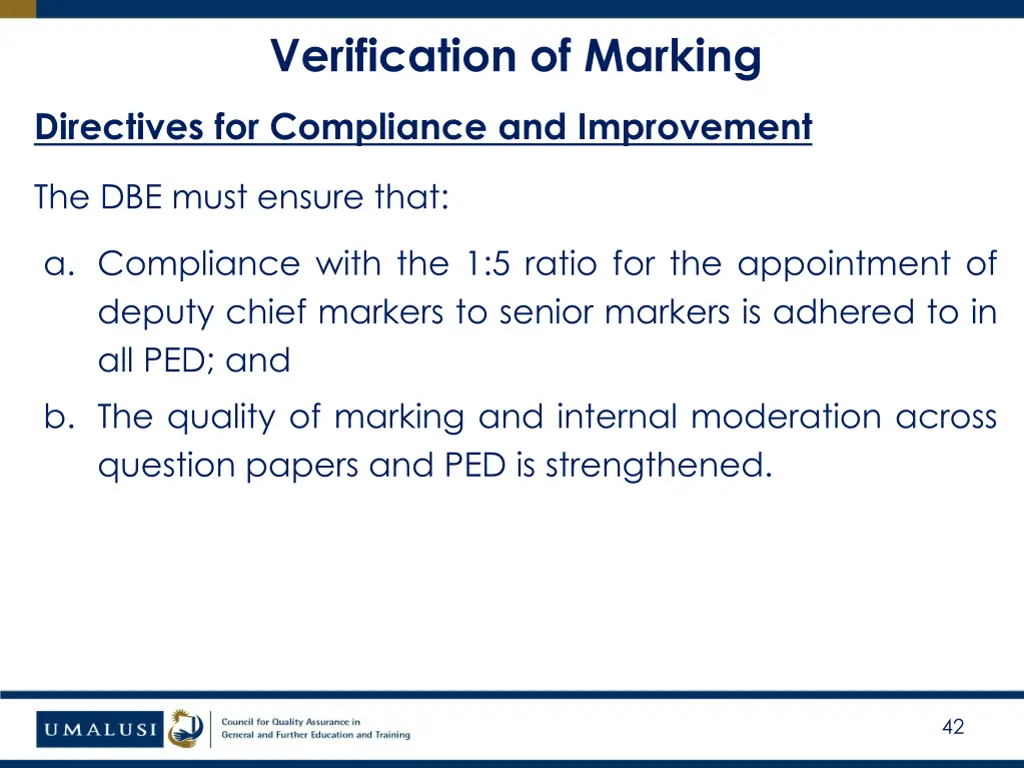 verification of marking 2