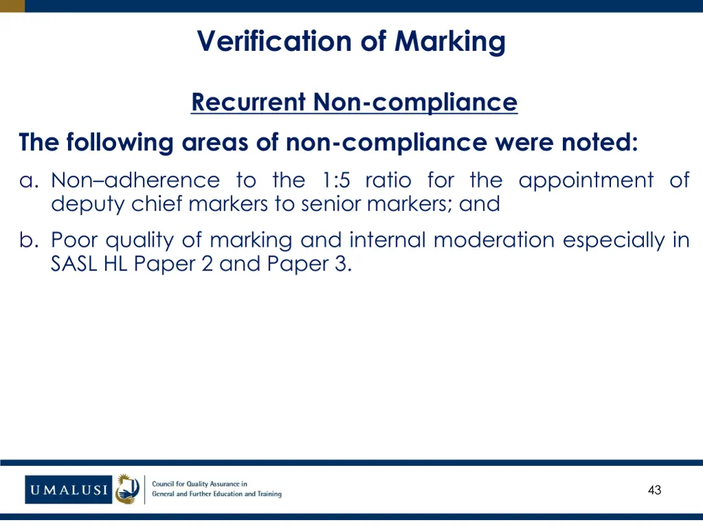 verification of marking 3